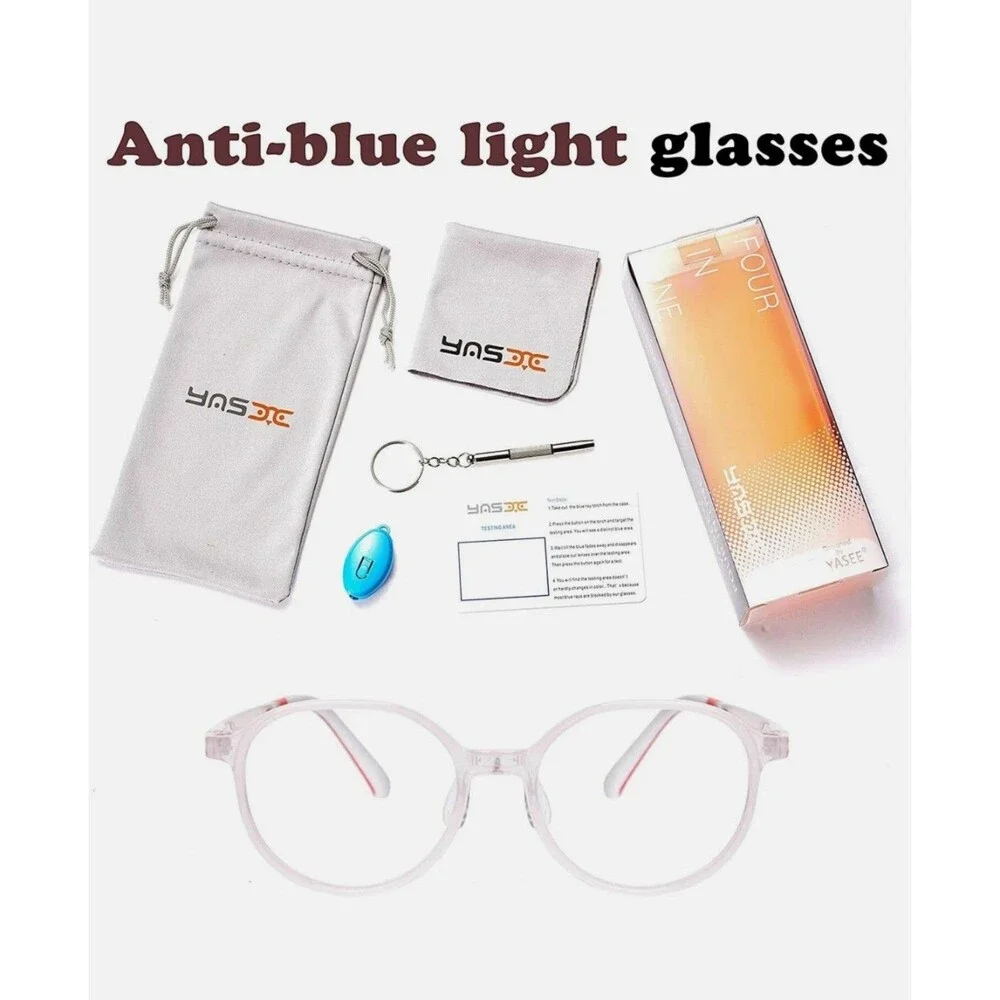 Yasee Blue Light Glasses for Kids Children Blue Light Blocking UV Ray NEW